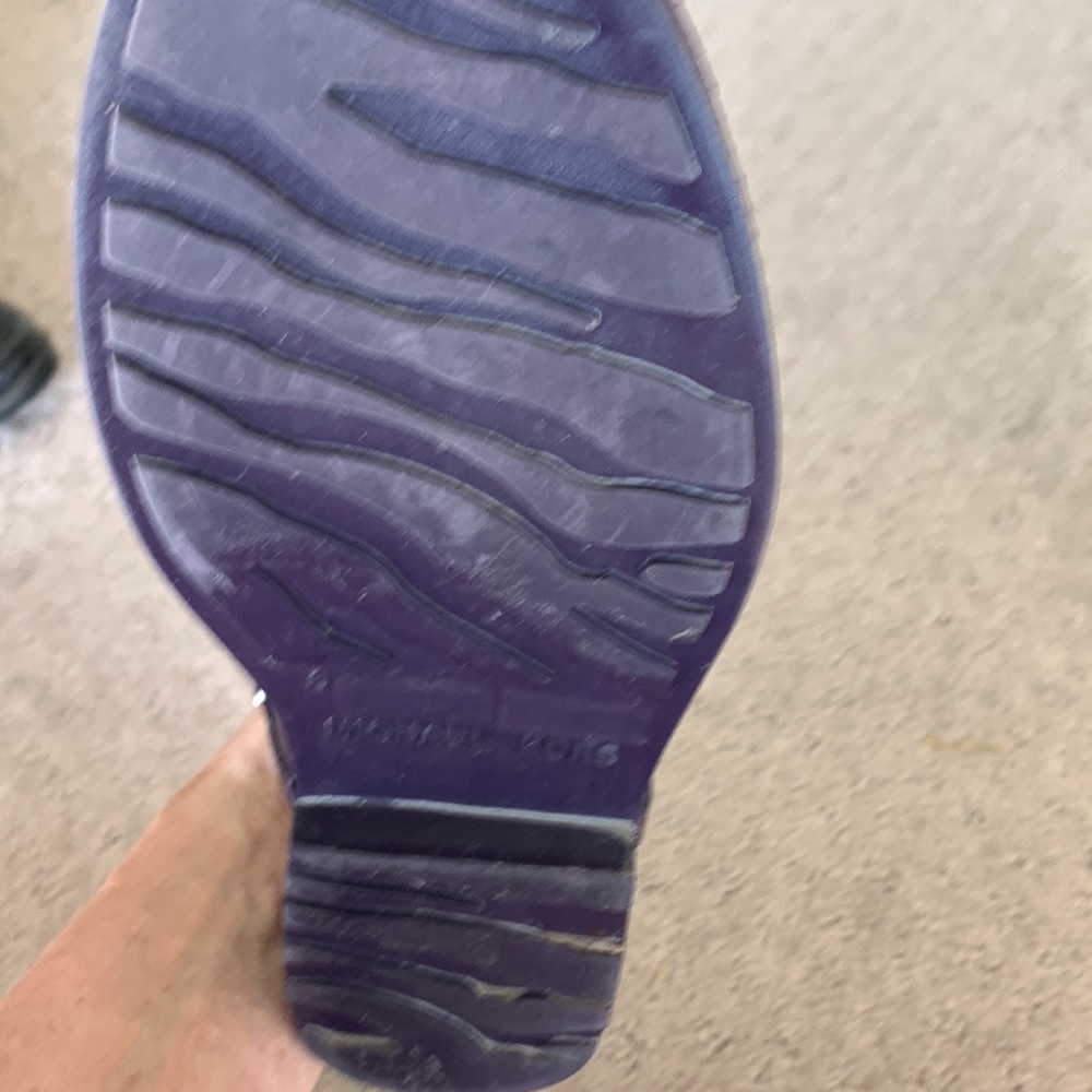 Michael Kors Purple Rain boots - Picture 3 of 7
